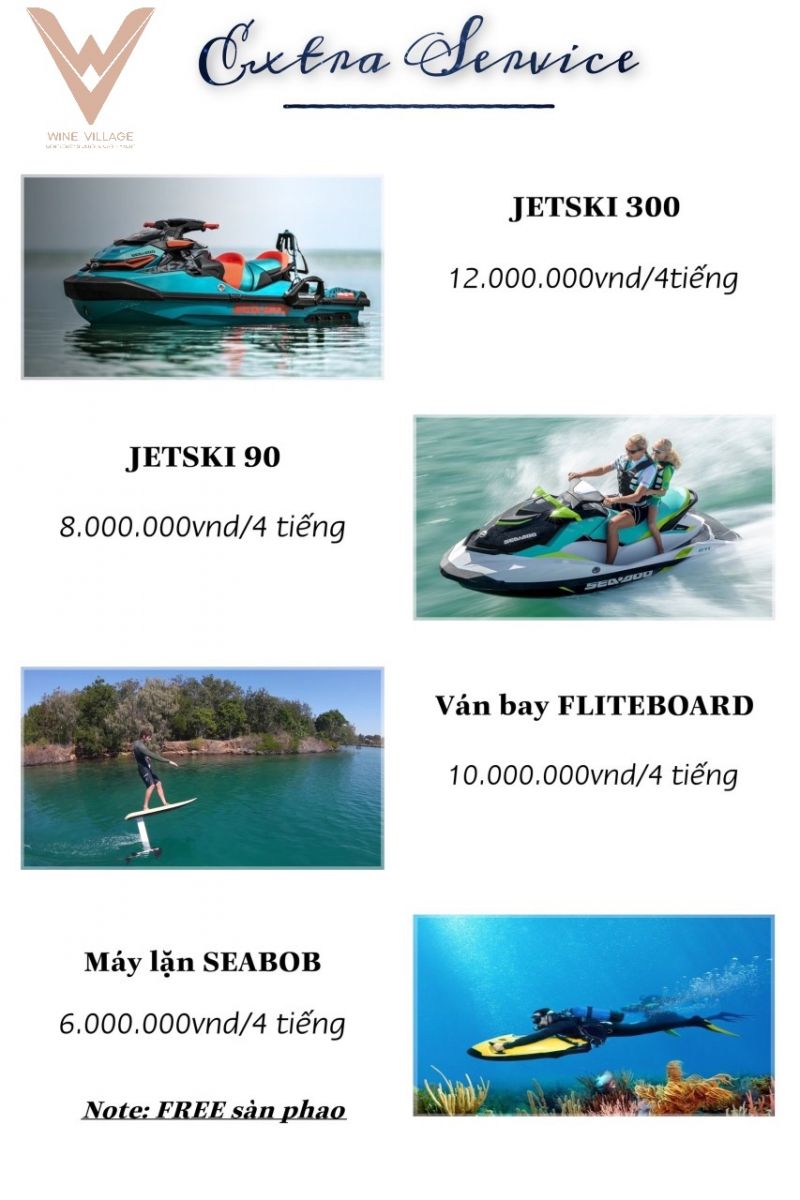 dịch vụ trò chơi trên du thuyền